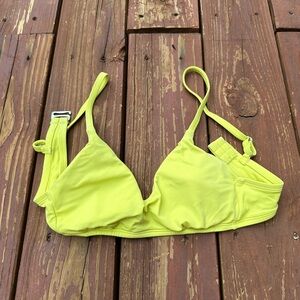 Bright yellow/green bikini